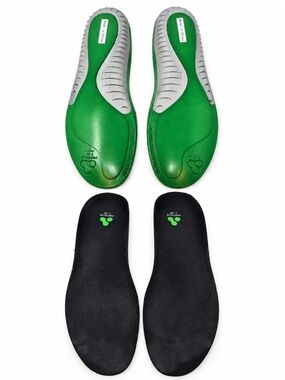Protalus T100 Performance Shoe Insoles Green Gray w/ Black Covers